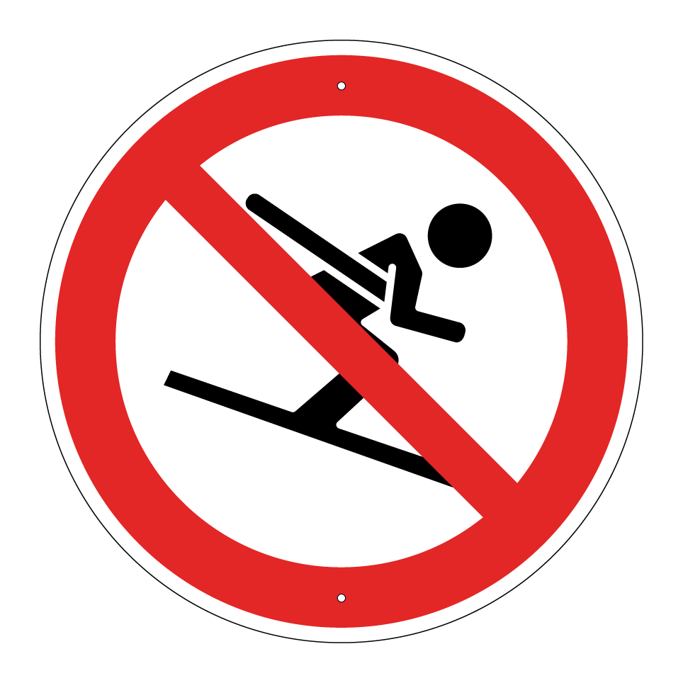 No skiing