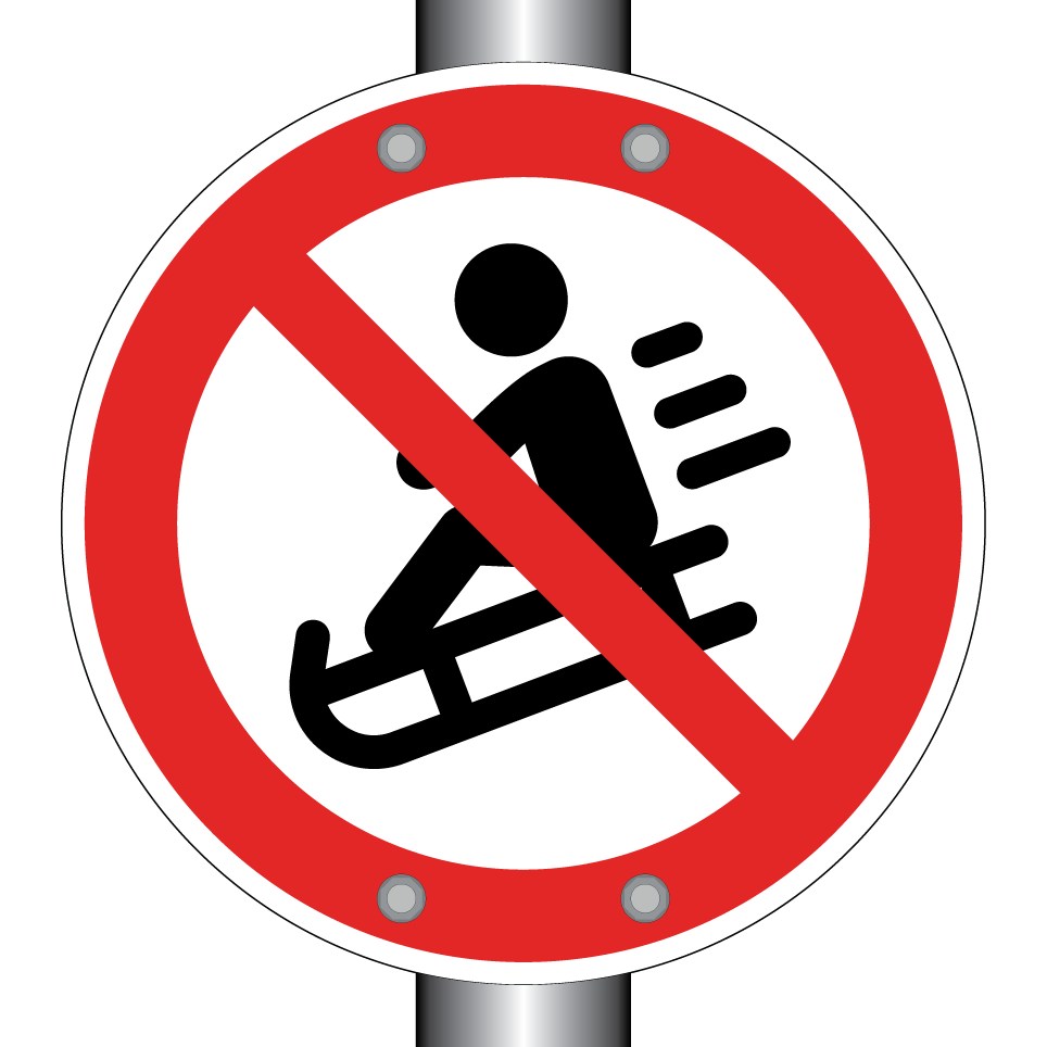 No sledding