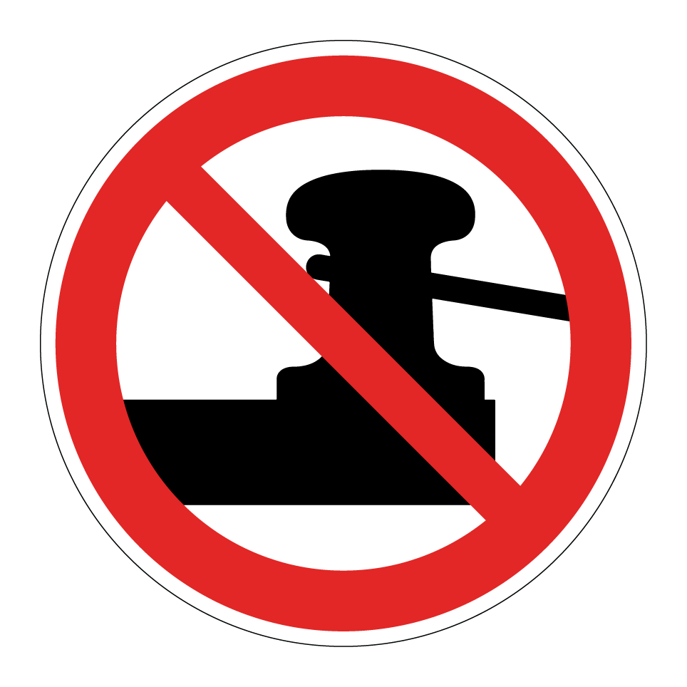 No mooring