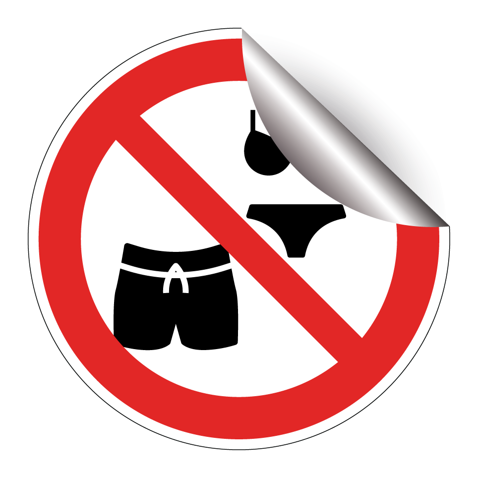 No swimwear