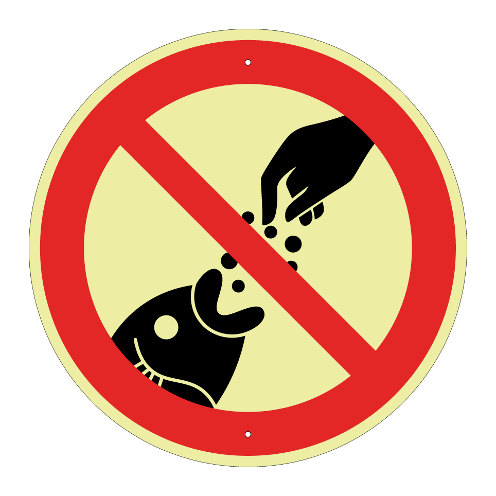 No feeding fish