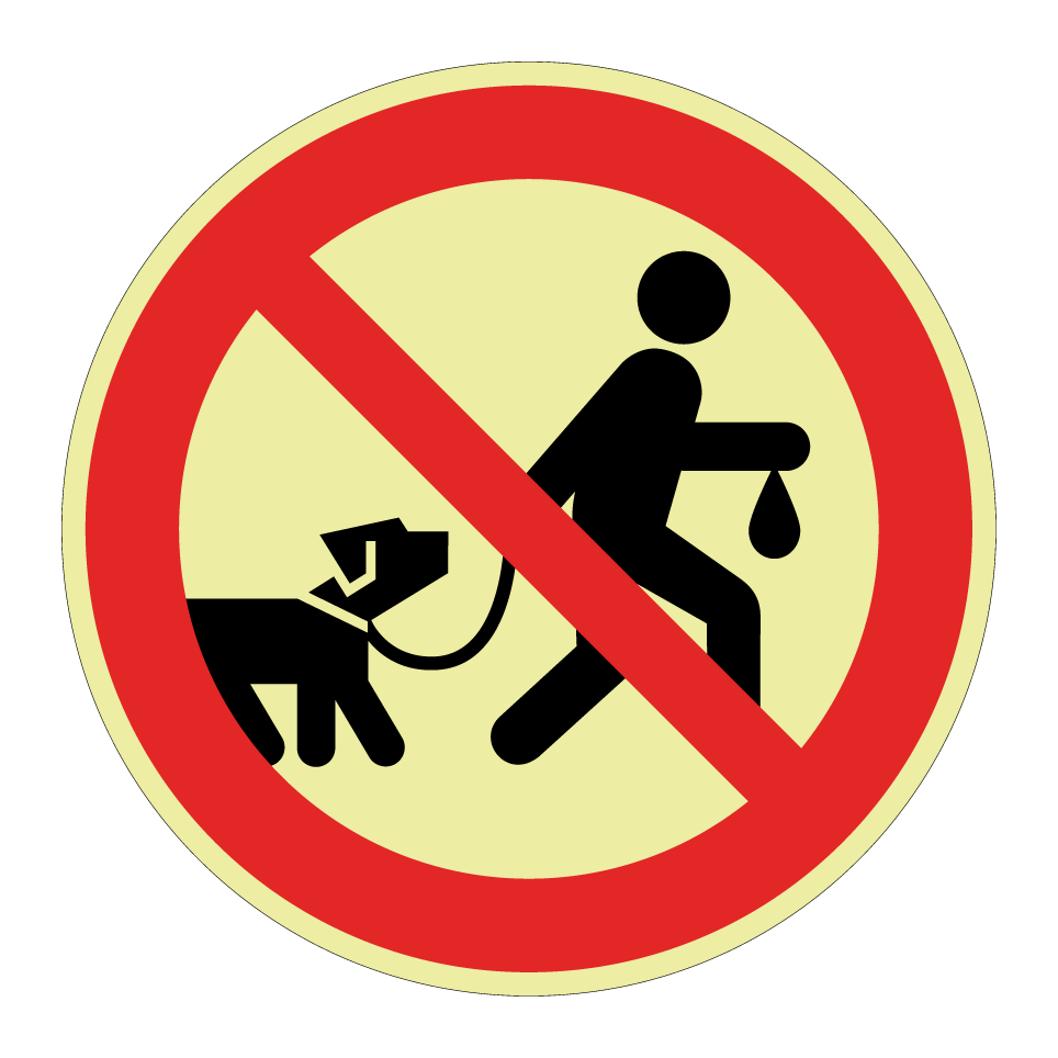 No dog walking