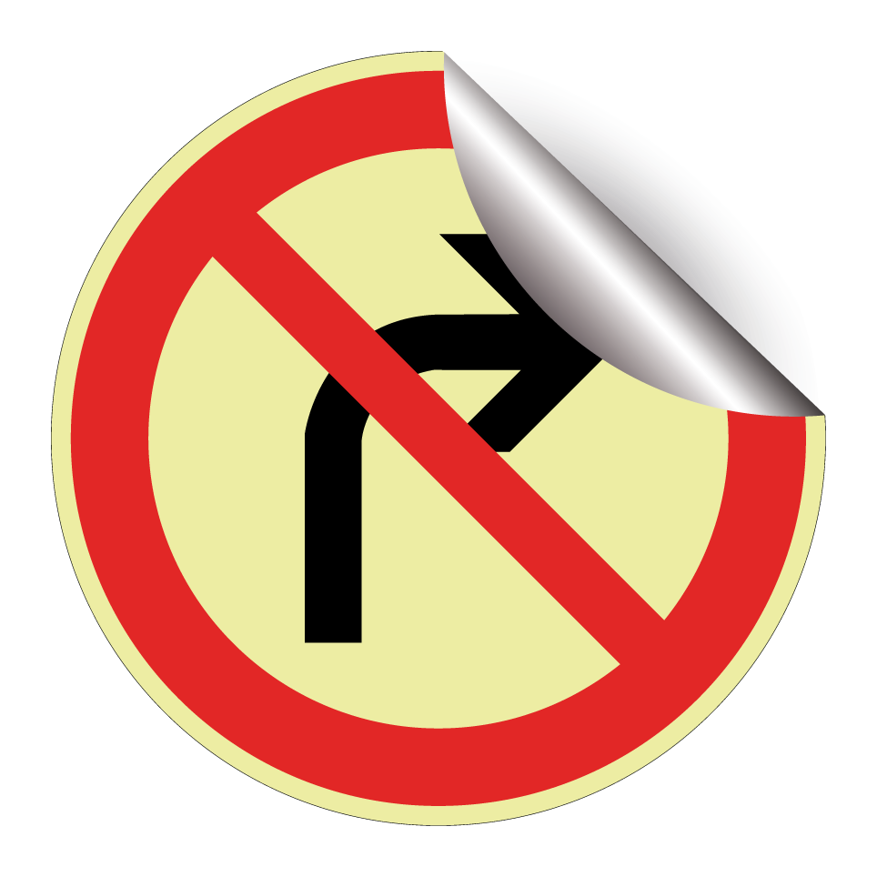 No right turn