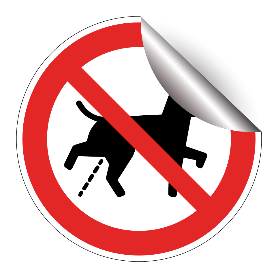 No urinating dogs