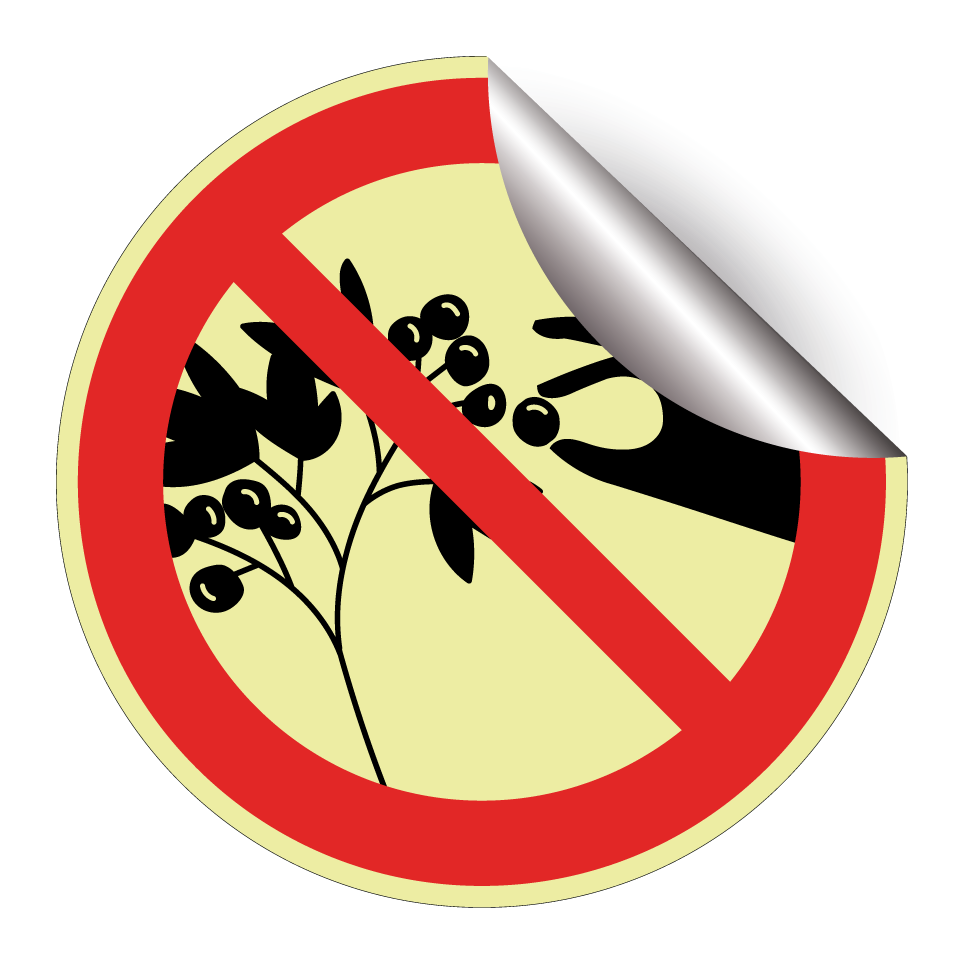 No picking berries
