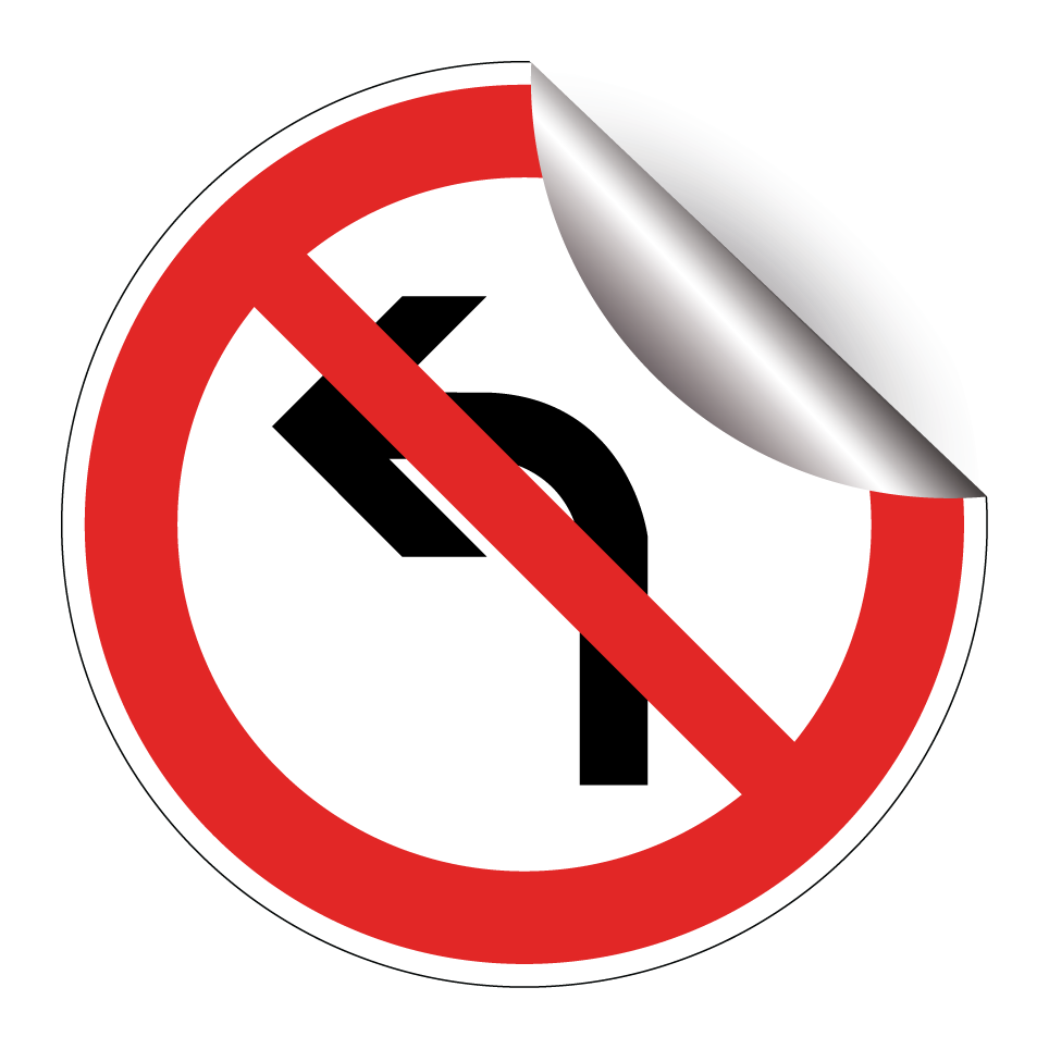 No left turn