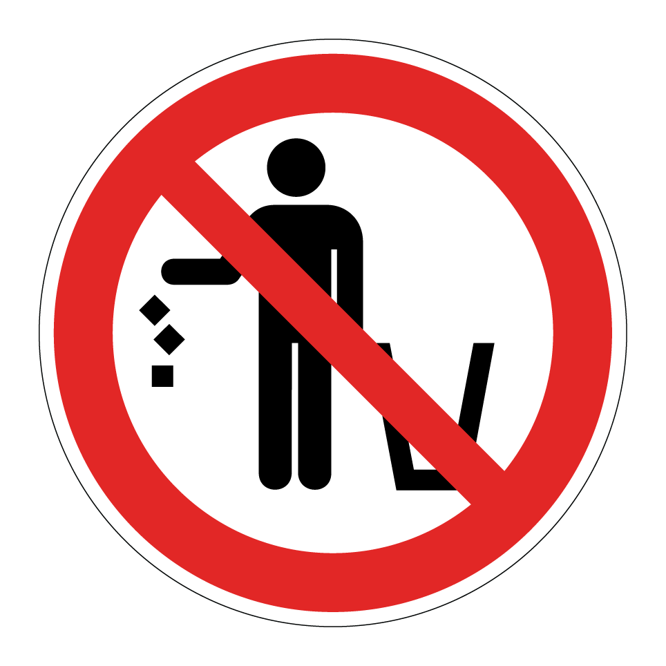 No littering