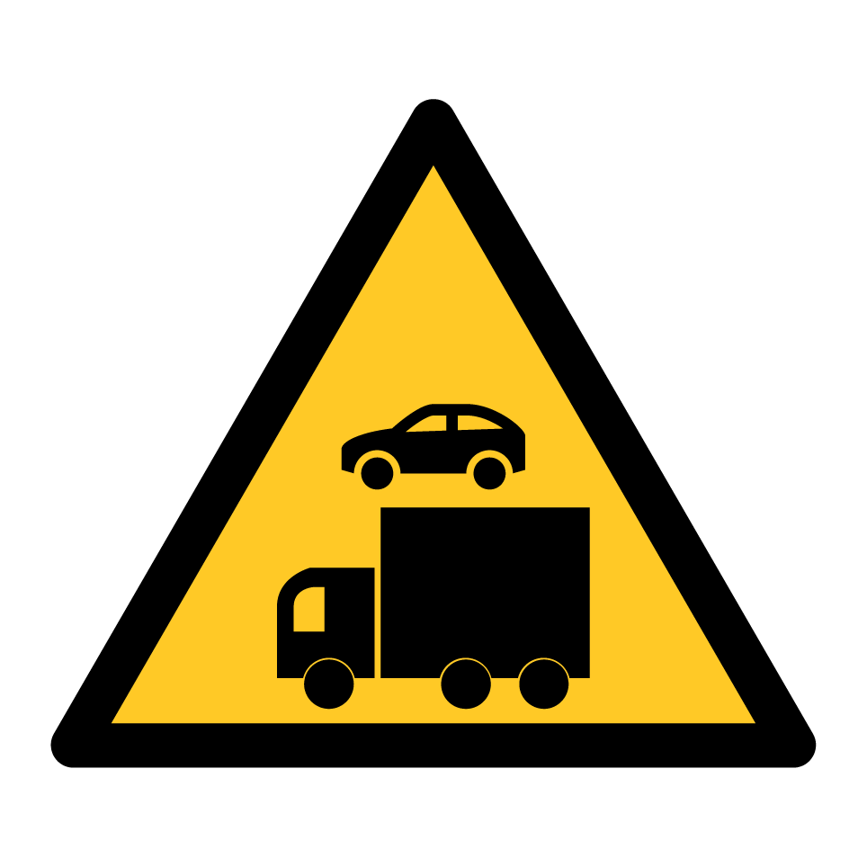 Warning vehicle transport