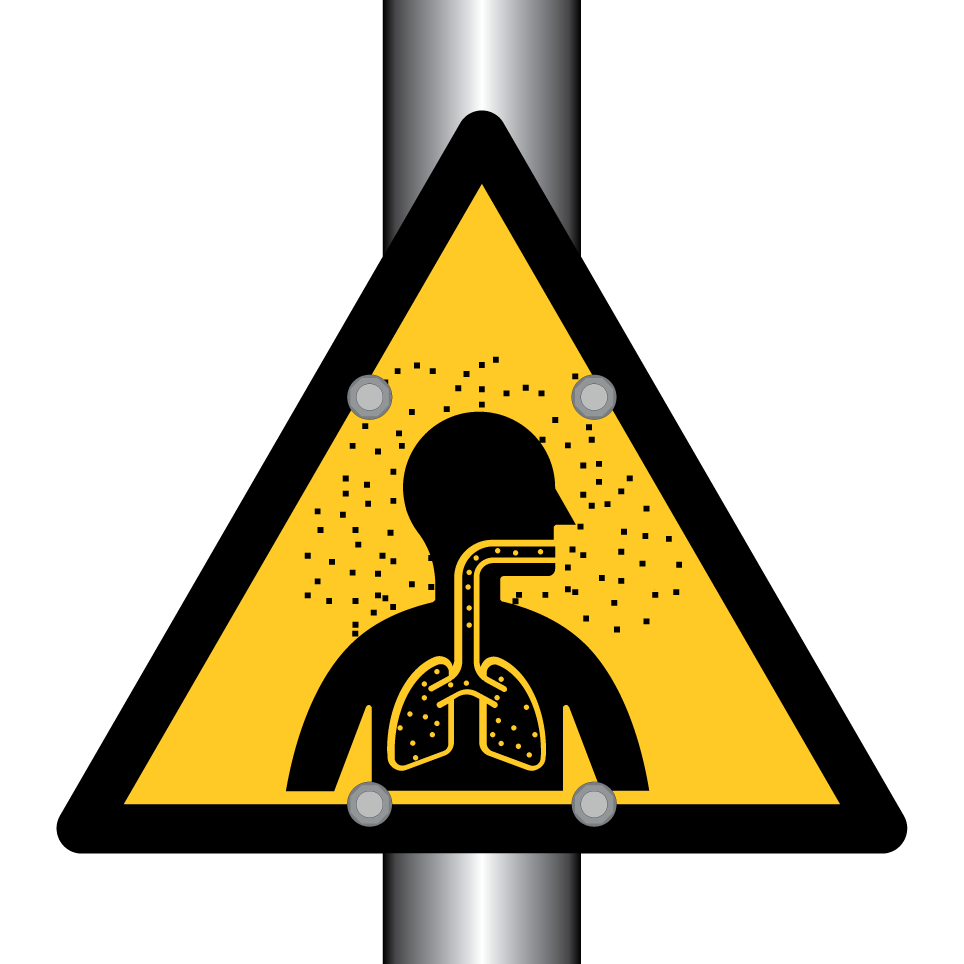 Warning inhalation hazard