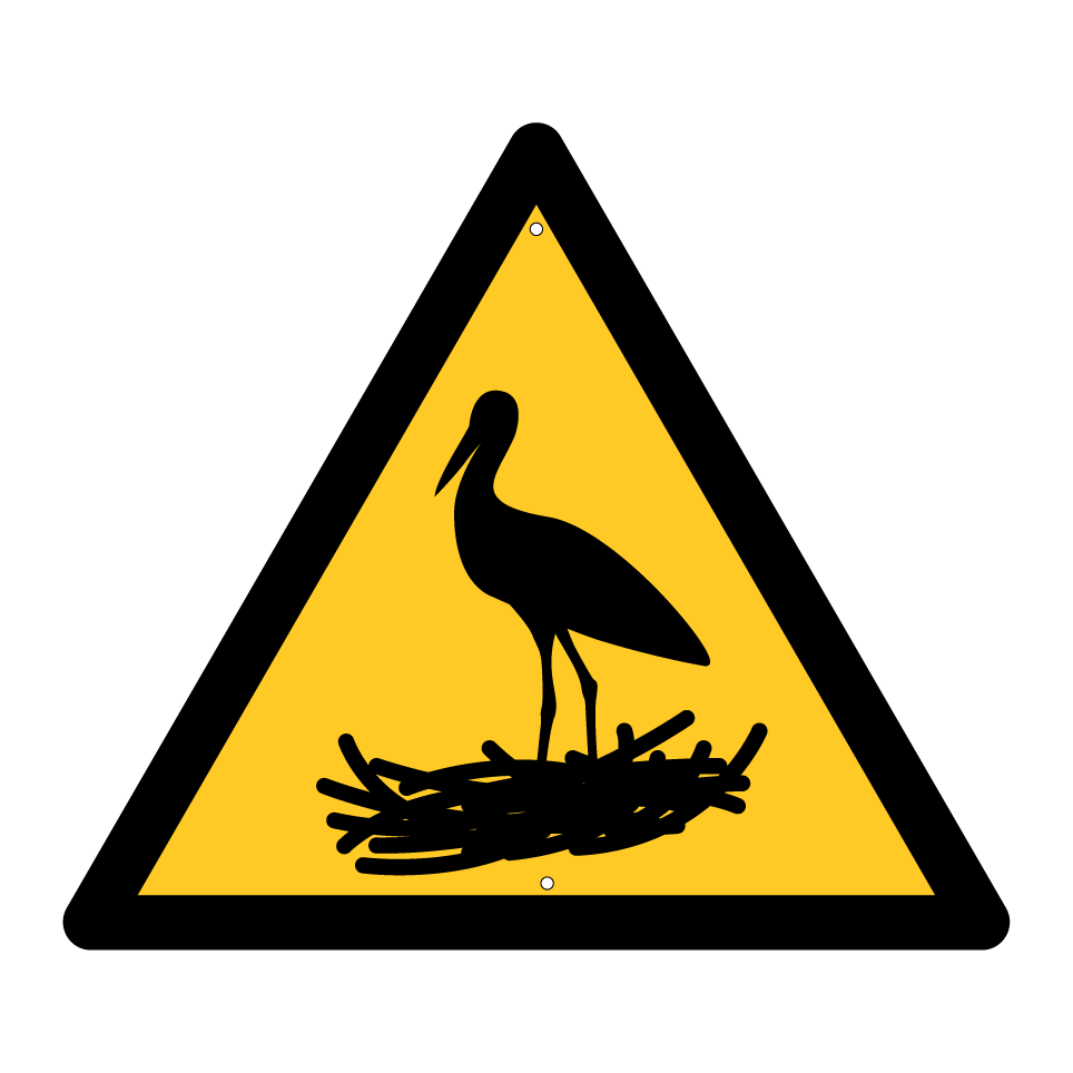Warning nesting birds