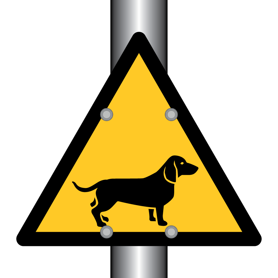 Warning dachshund