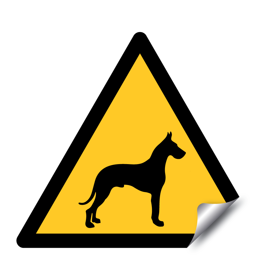 Warning great dane
