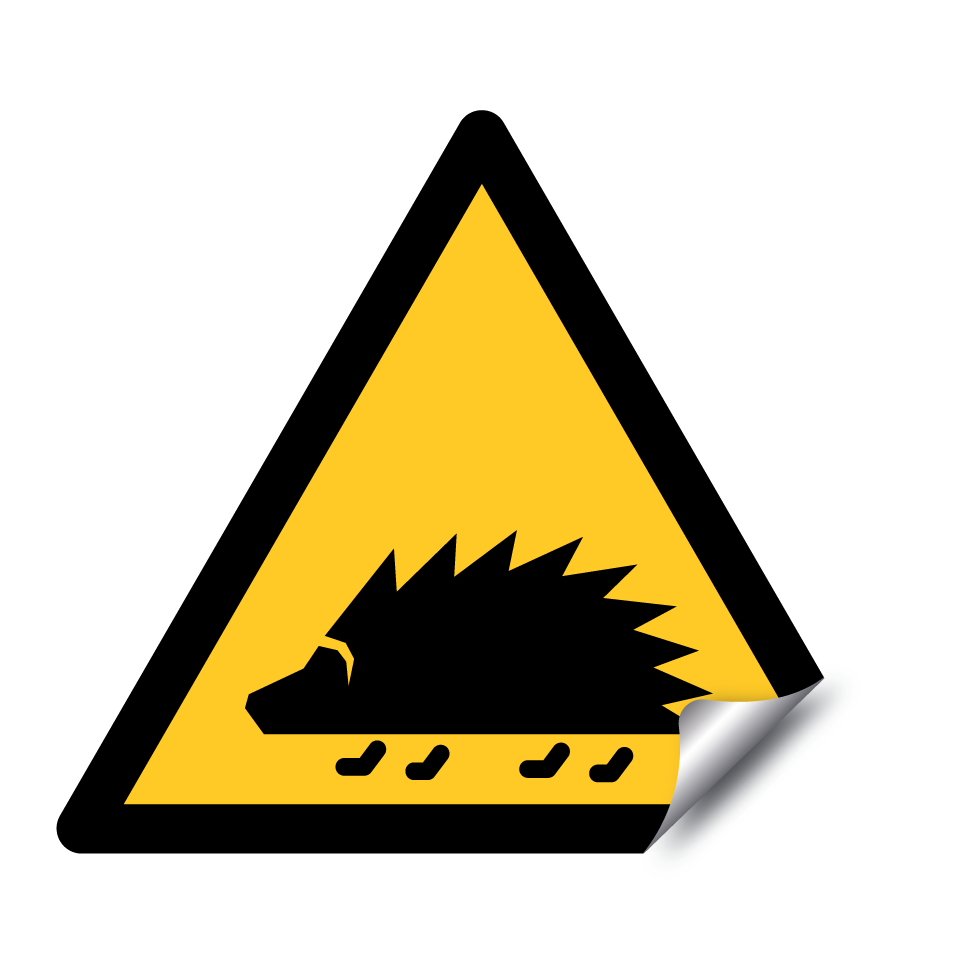 Warning hedgehog