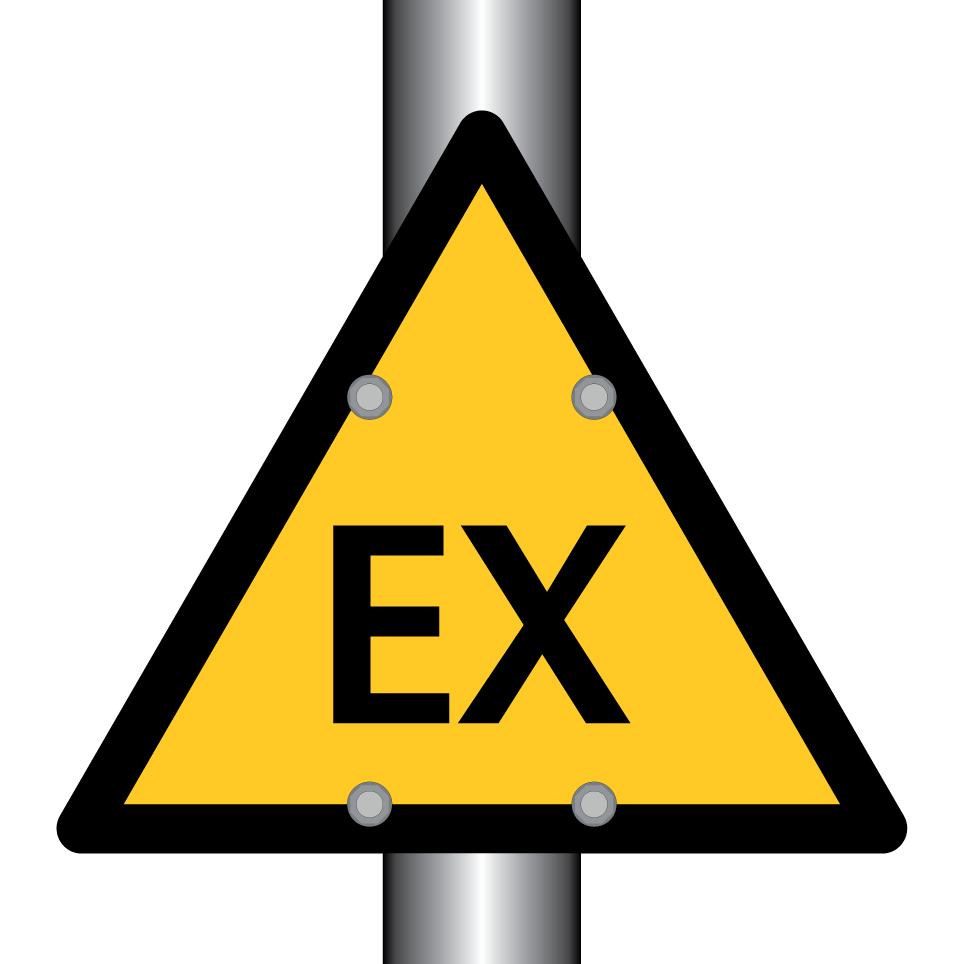Warning explosive atmosphere (EX)