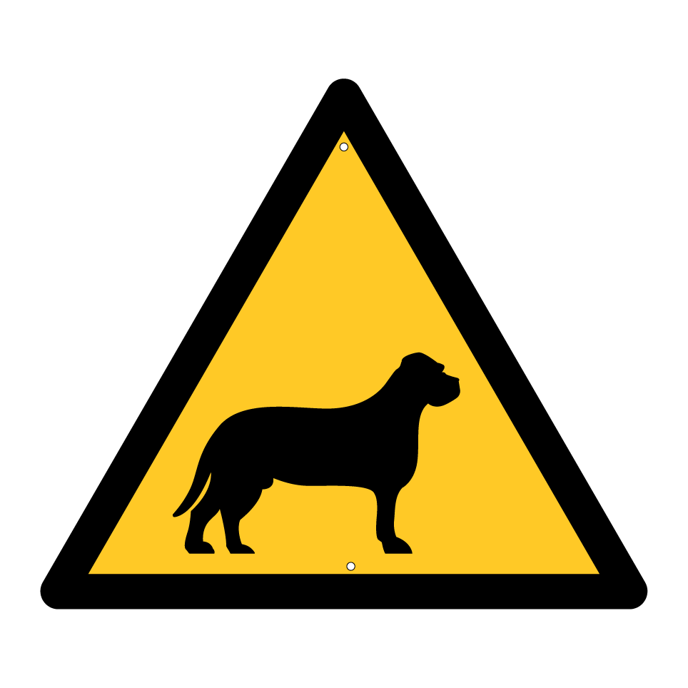 Warning dog