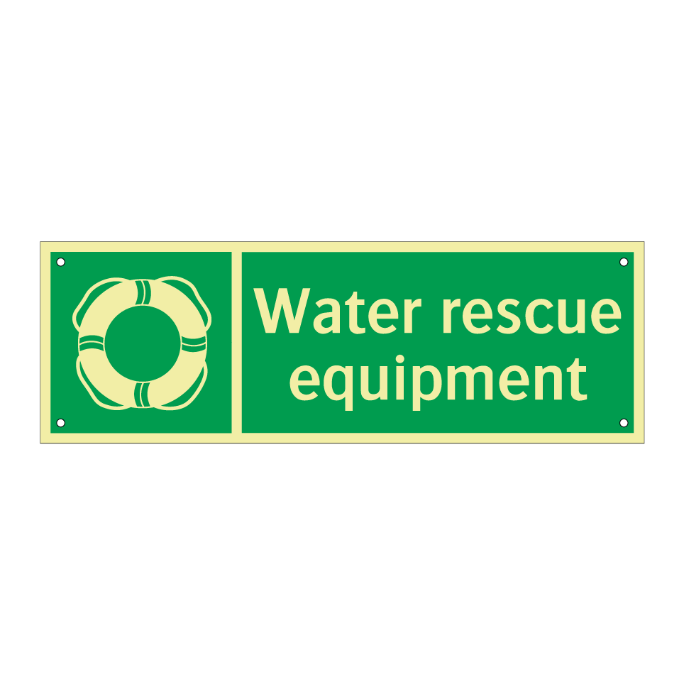 Water rescue equipment