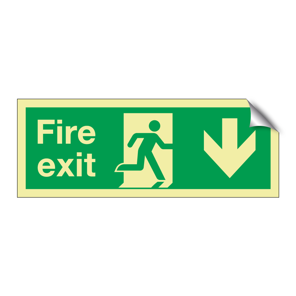 Fire exit down