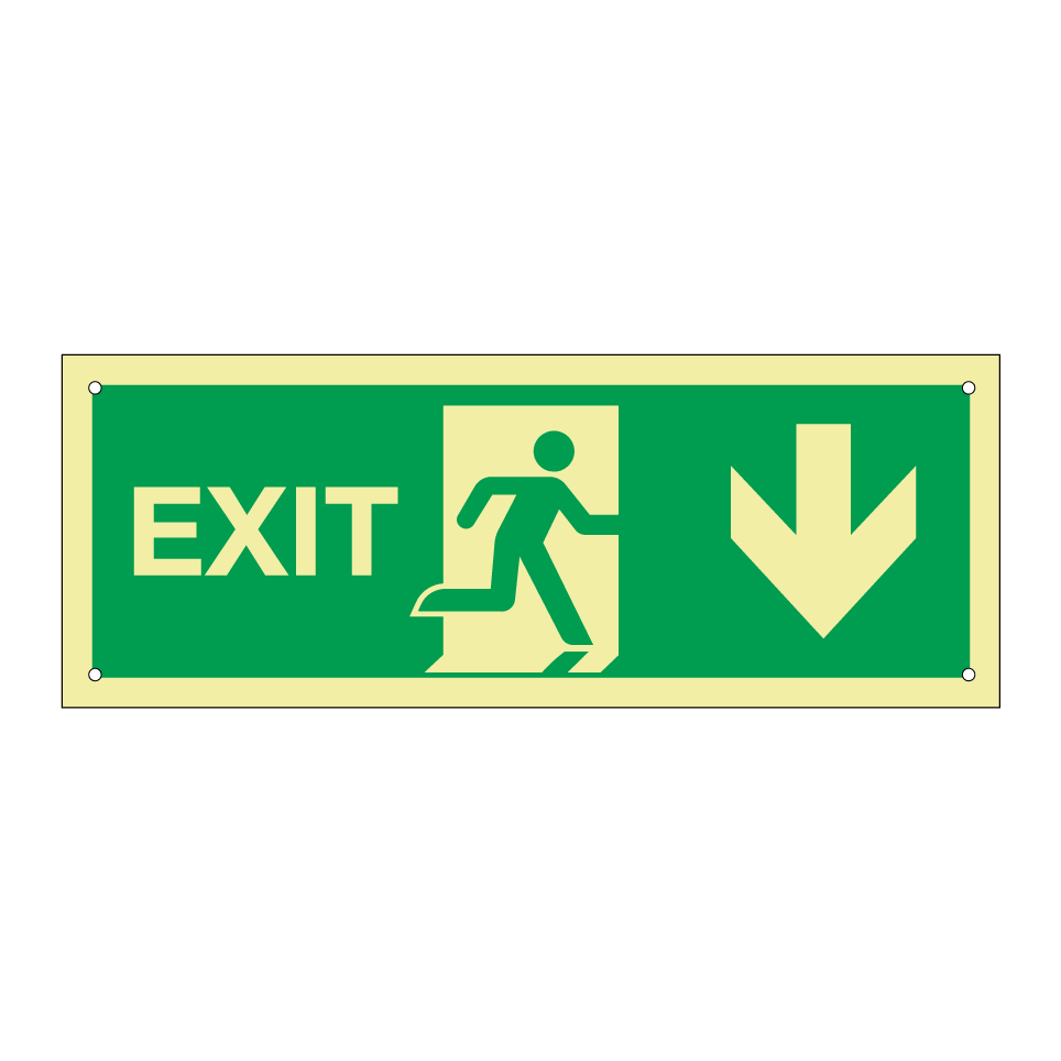 Exit down