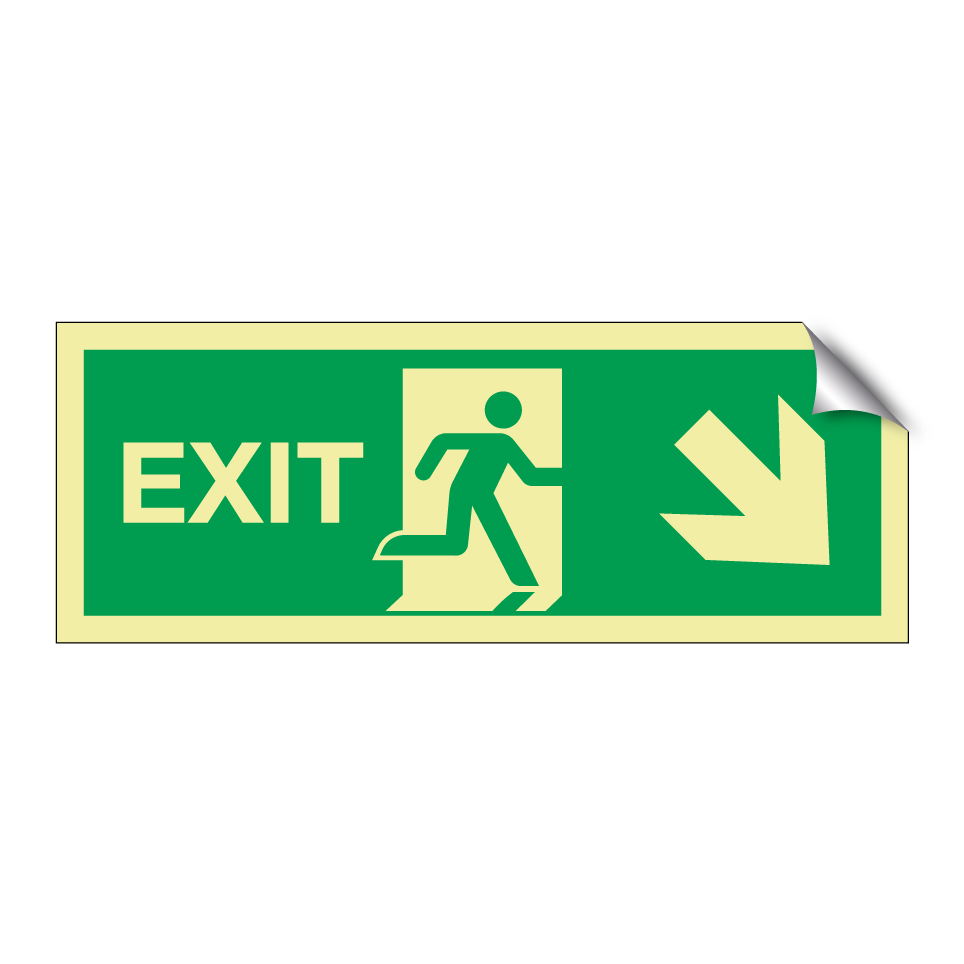 Exit down right