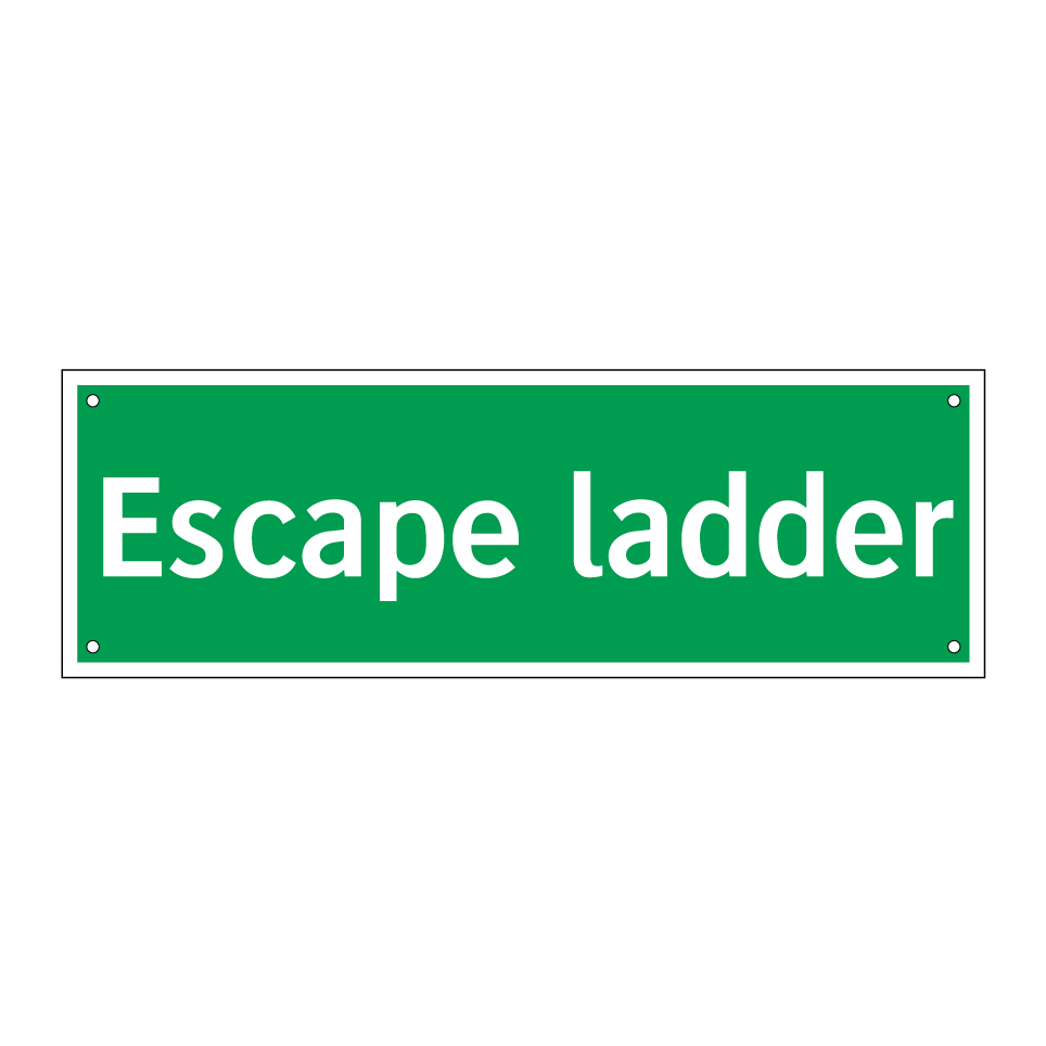 Escape ladder