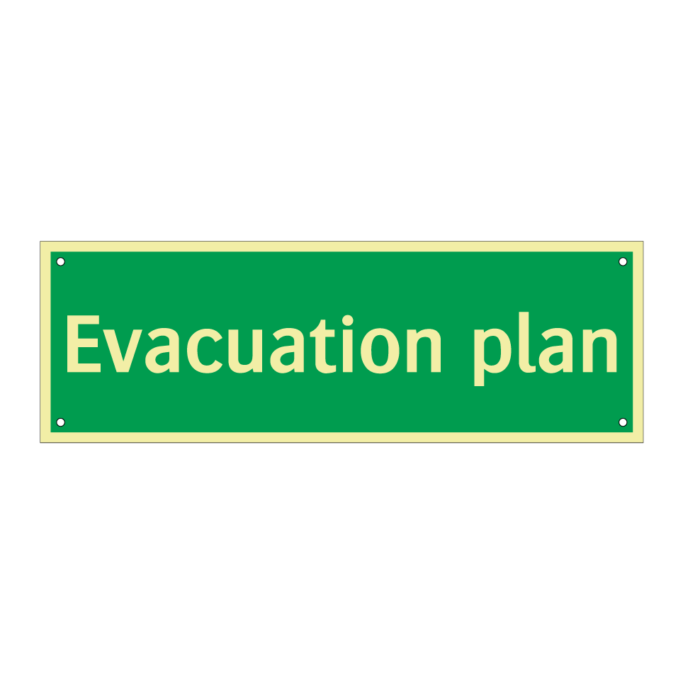Evacuation plan