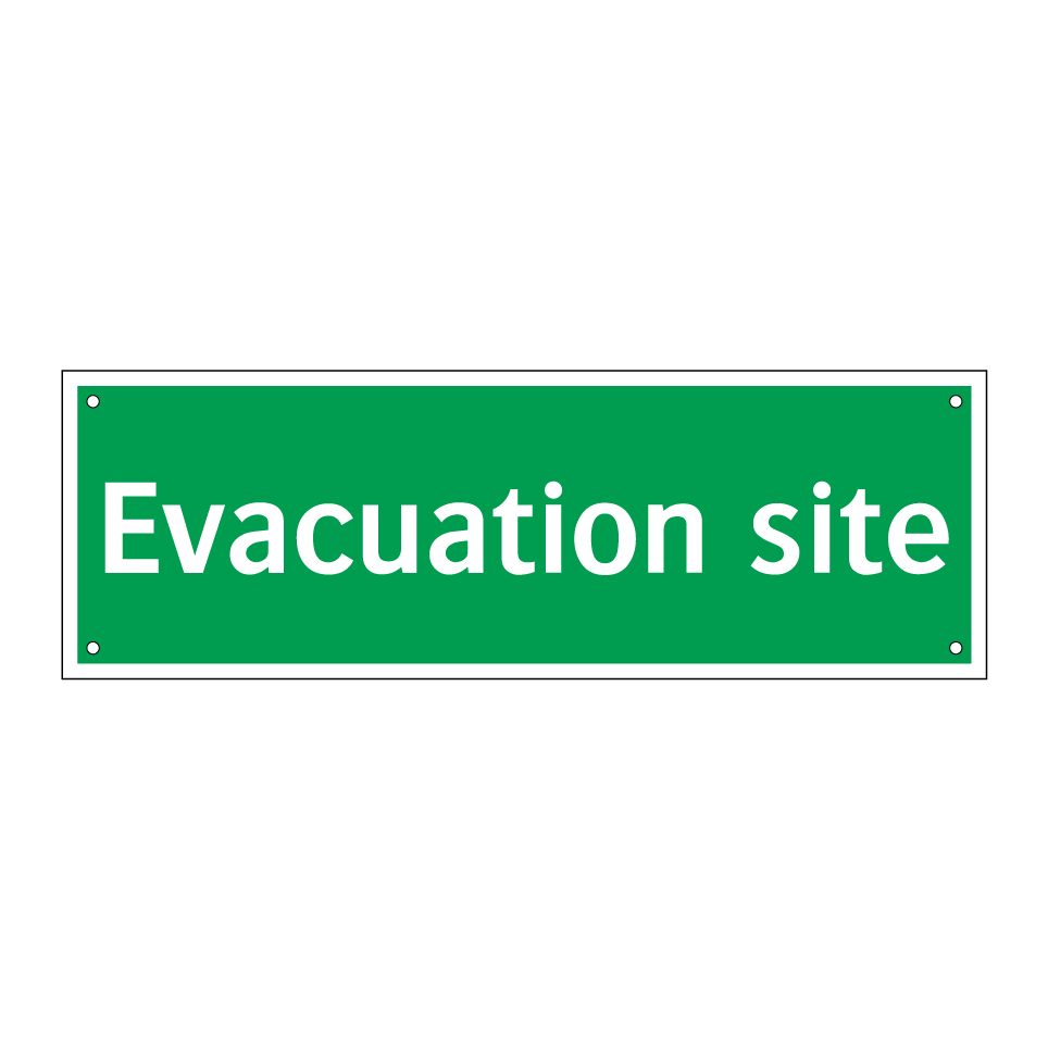 Evacuation site