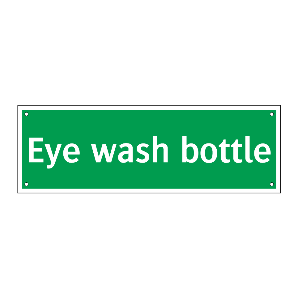 Eye wash bottle