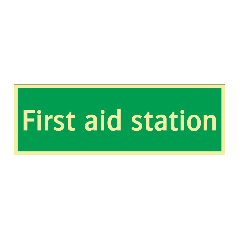 First aid station