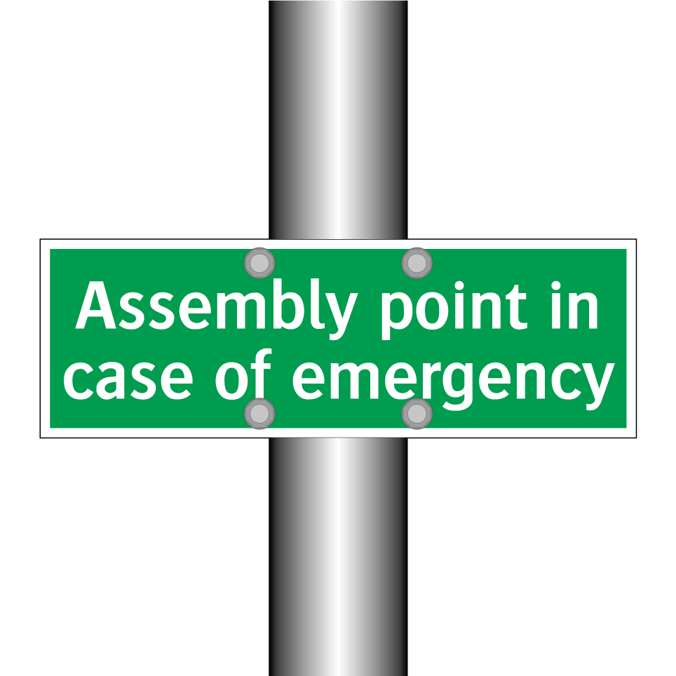 Assembly point in case of emergency