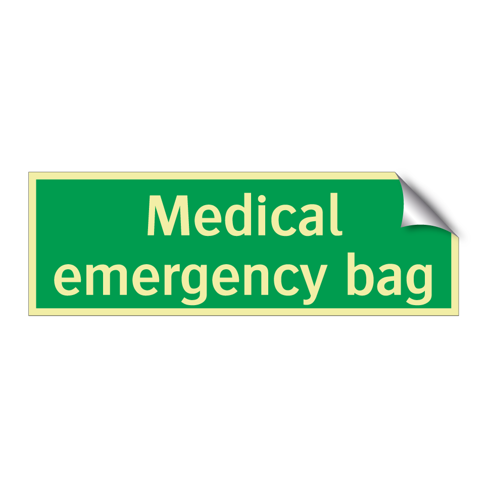 Medical emergency bag