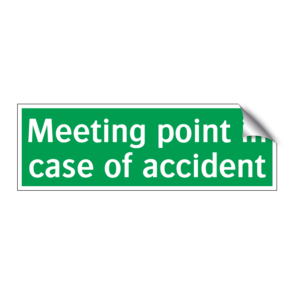 Meeting point in case of accident