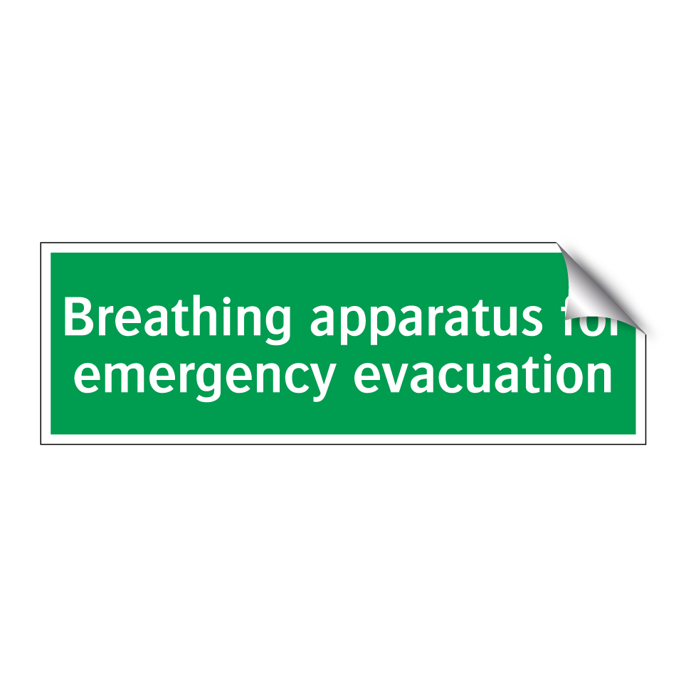 Breathing apparatus for emergency evacuation