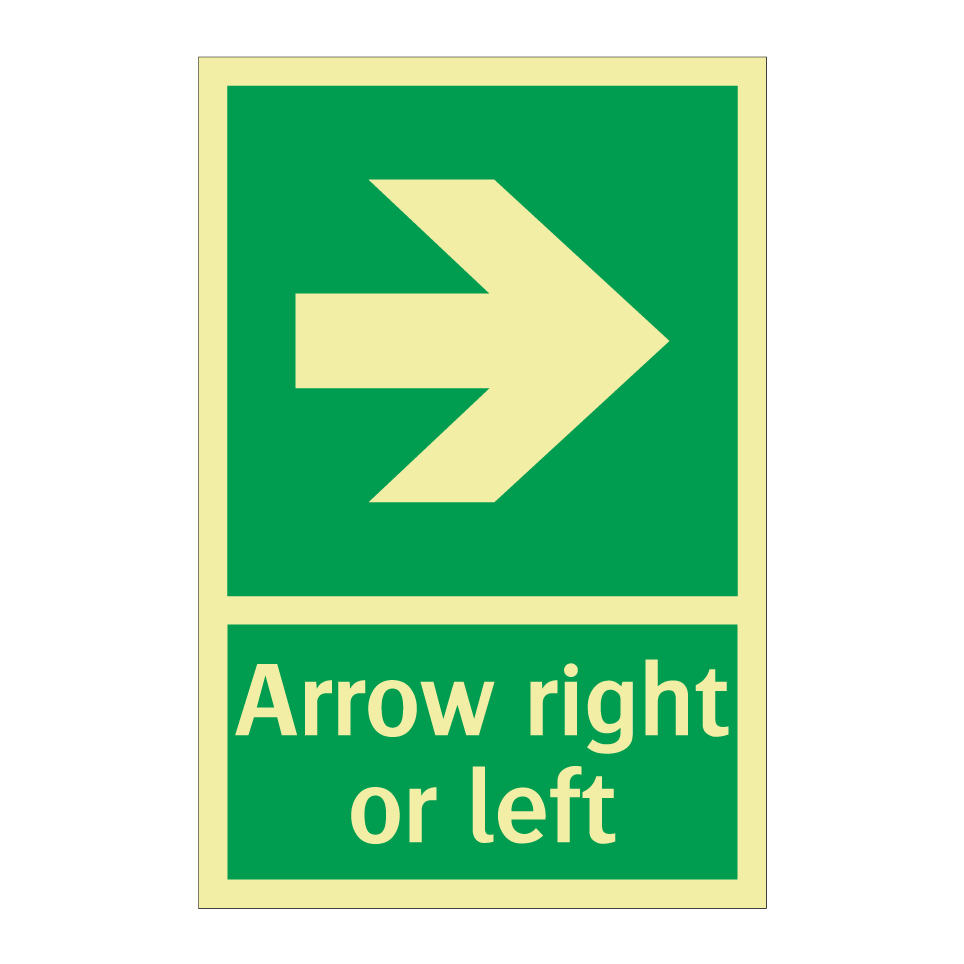 Arrow right or left