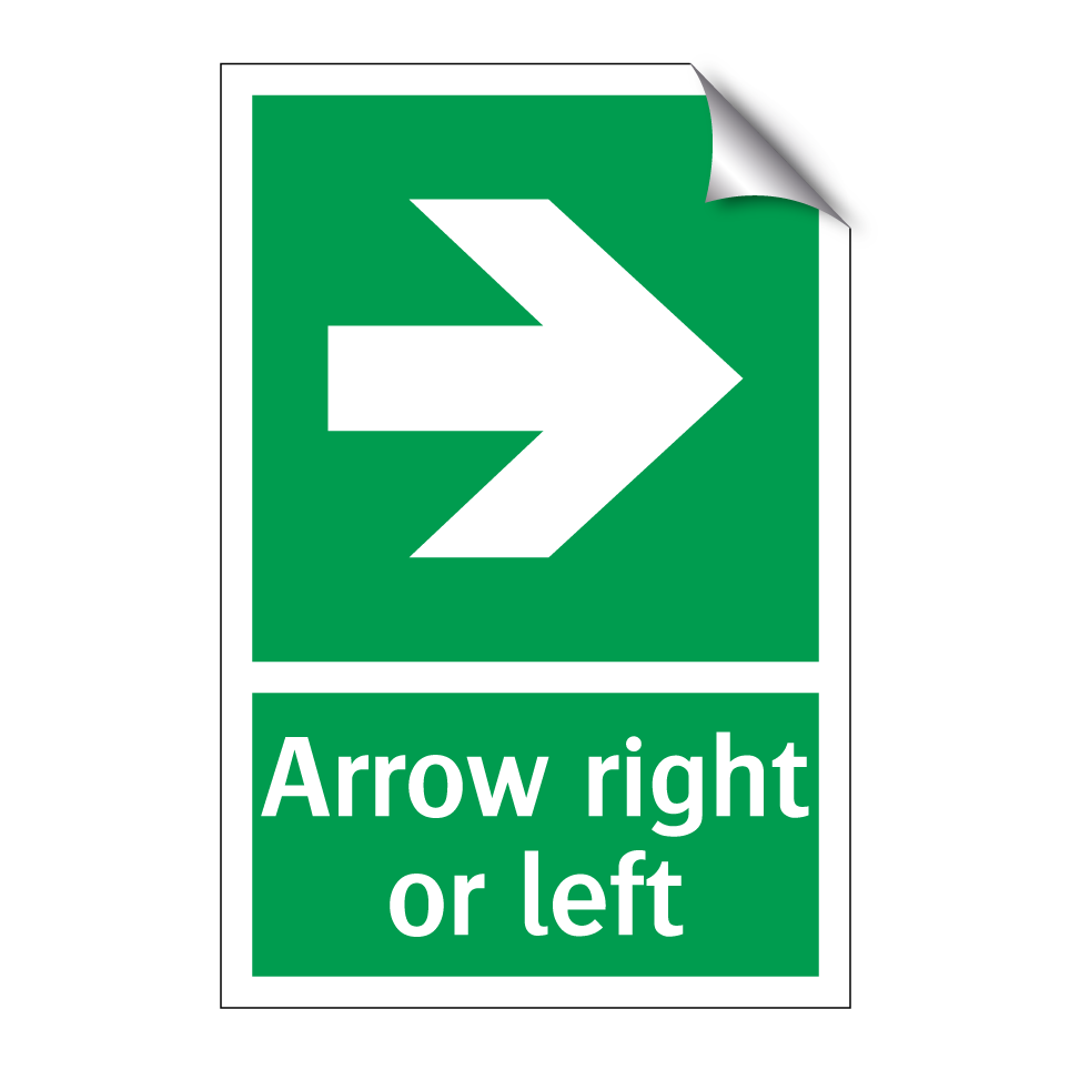 Arrow right or left