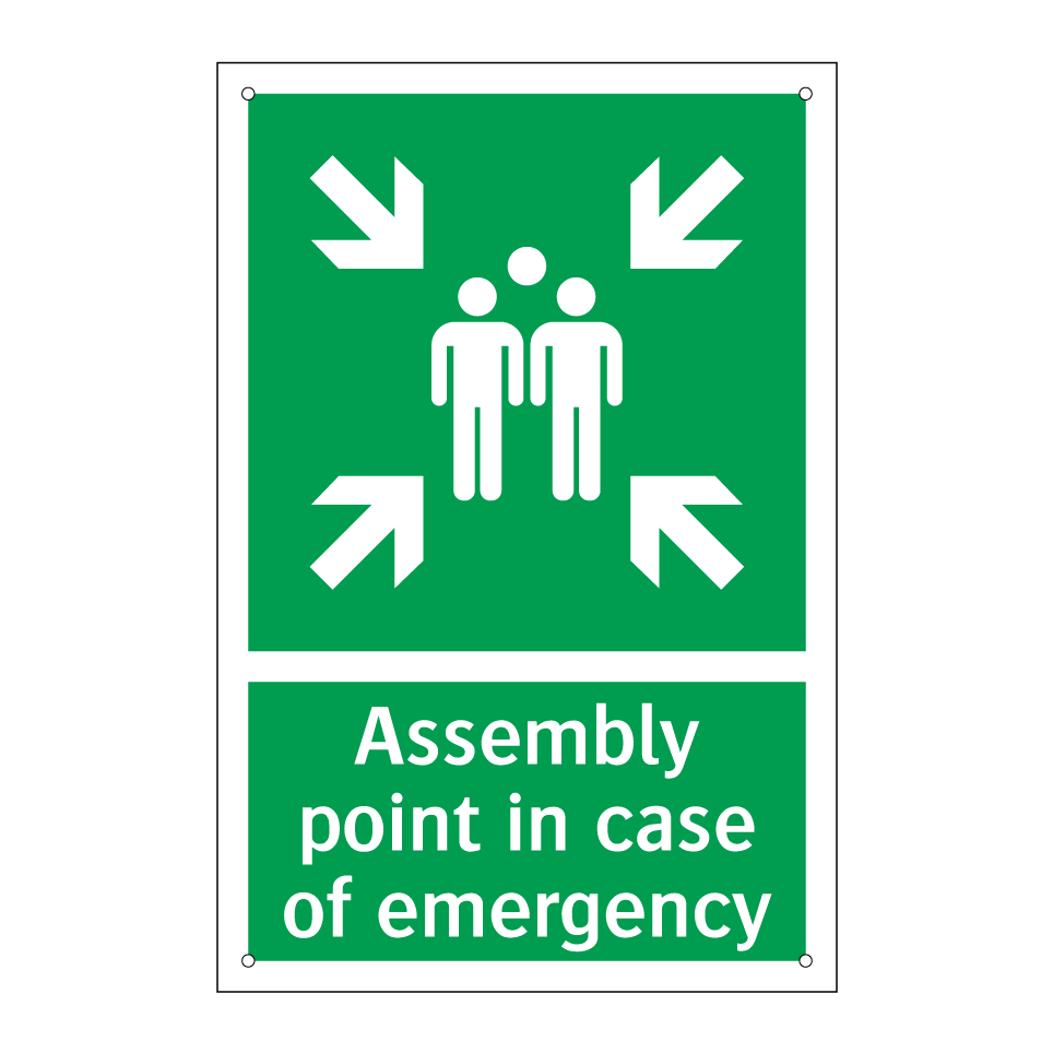 Assembly point in case of emergency