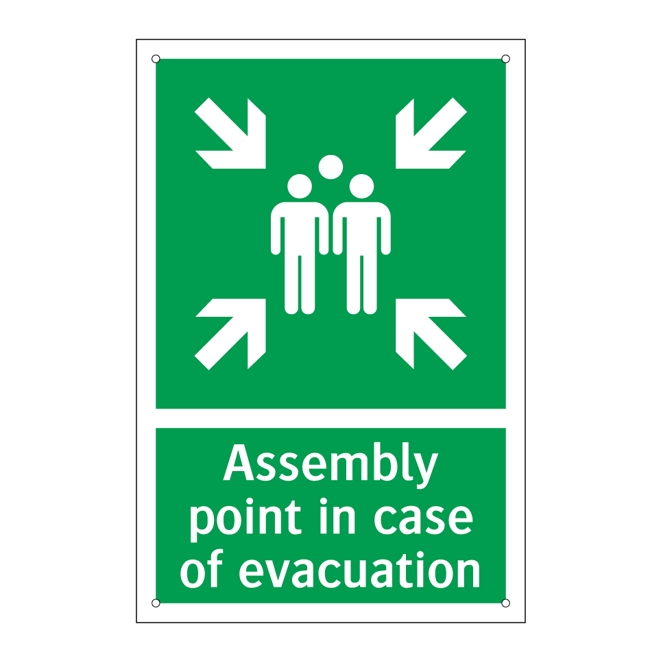 Assembly point in case of evacuation
