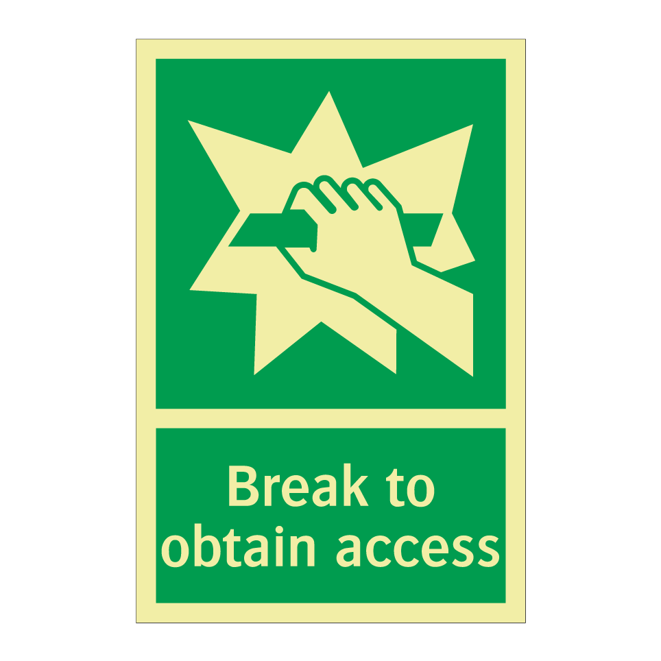 Break to obtain access