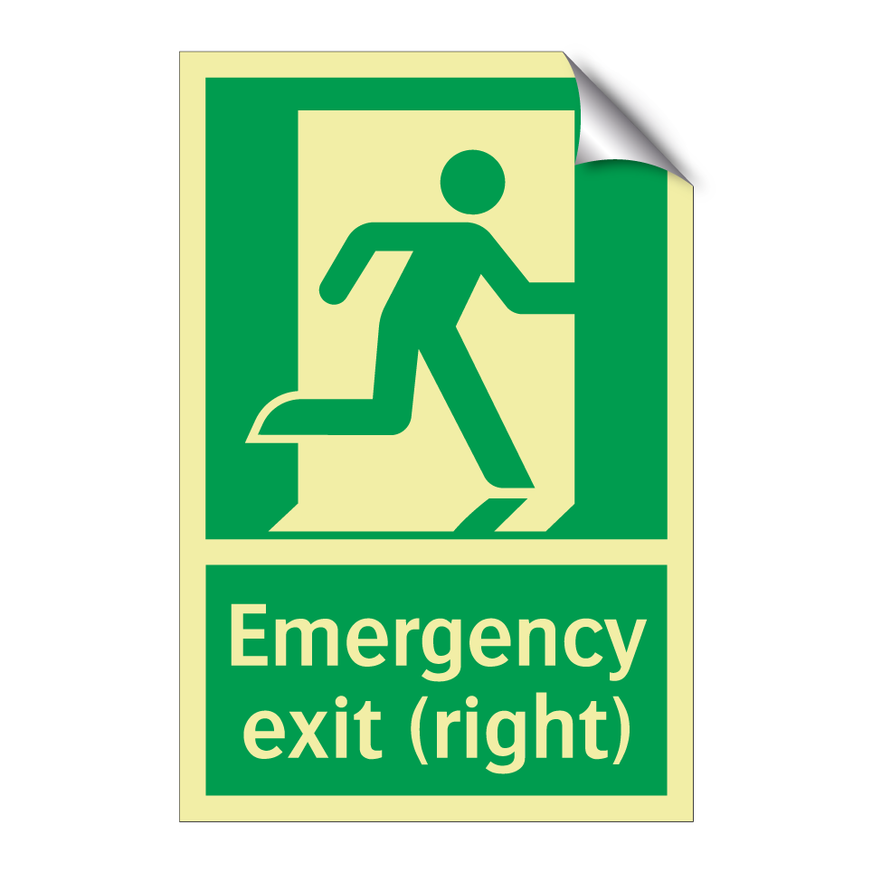 Emergency exit (right)