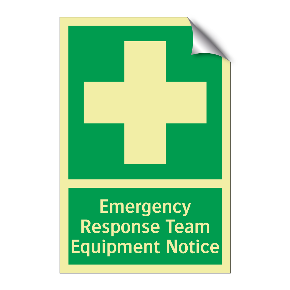 Emergency Response Team Equipment Notice