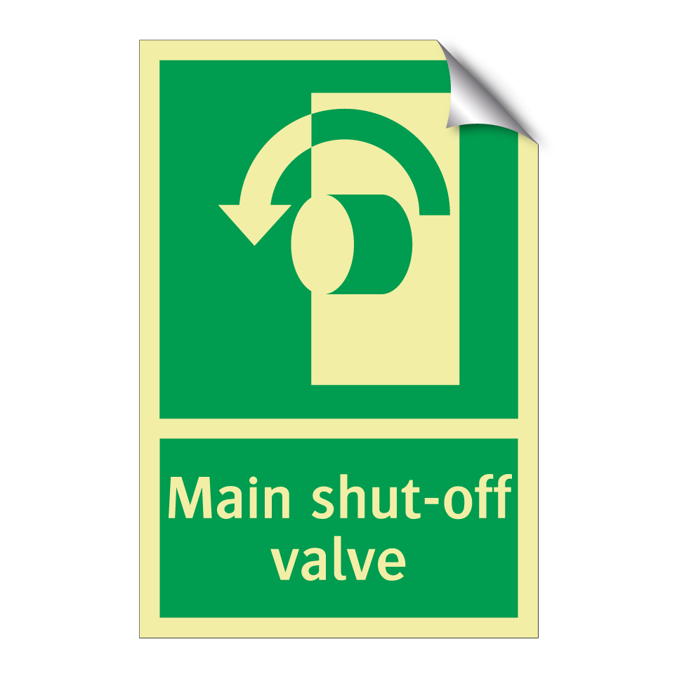 Main shut-off valve