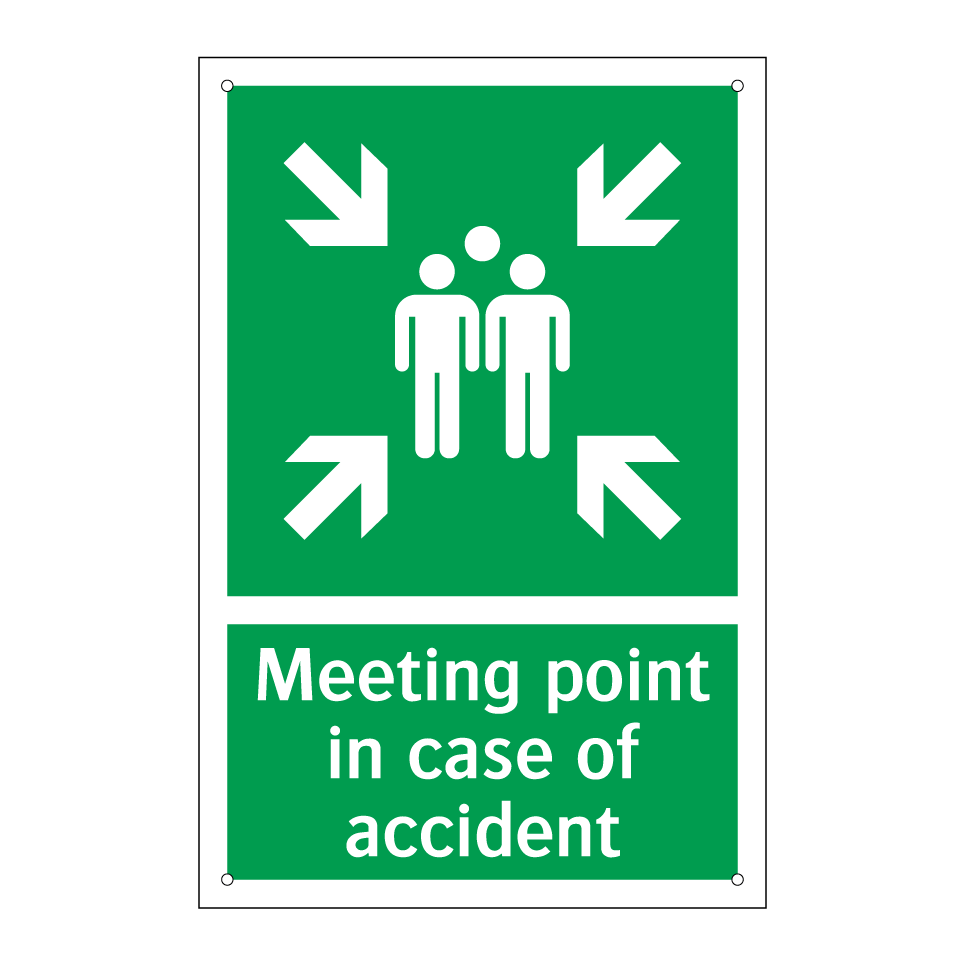 Meeting point in case of accident