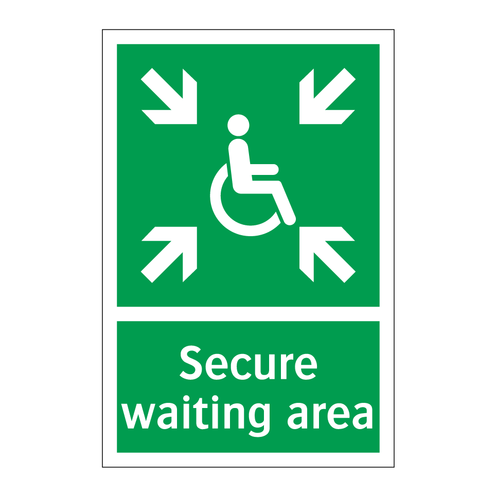 Secure waiting area