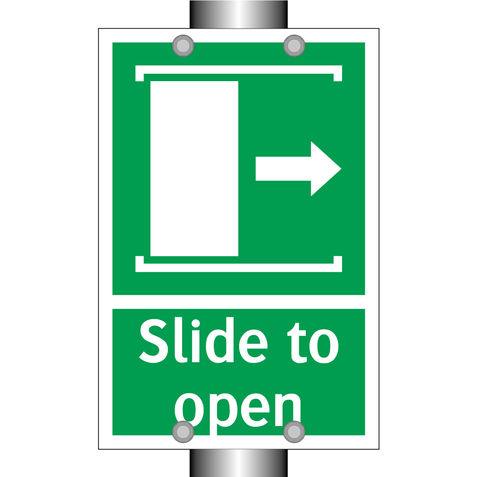 Slide to open