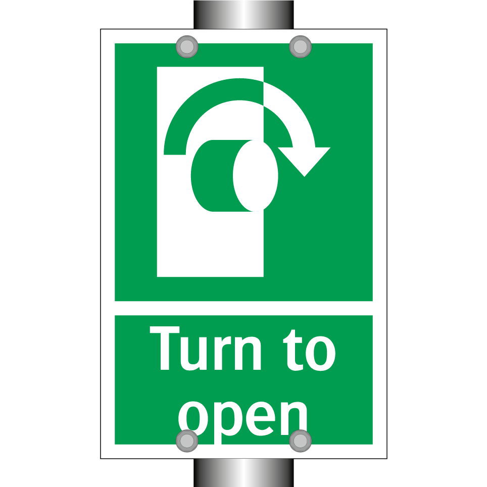 Turn to open