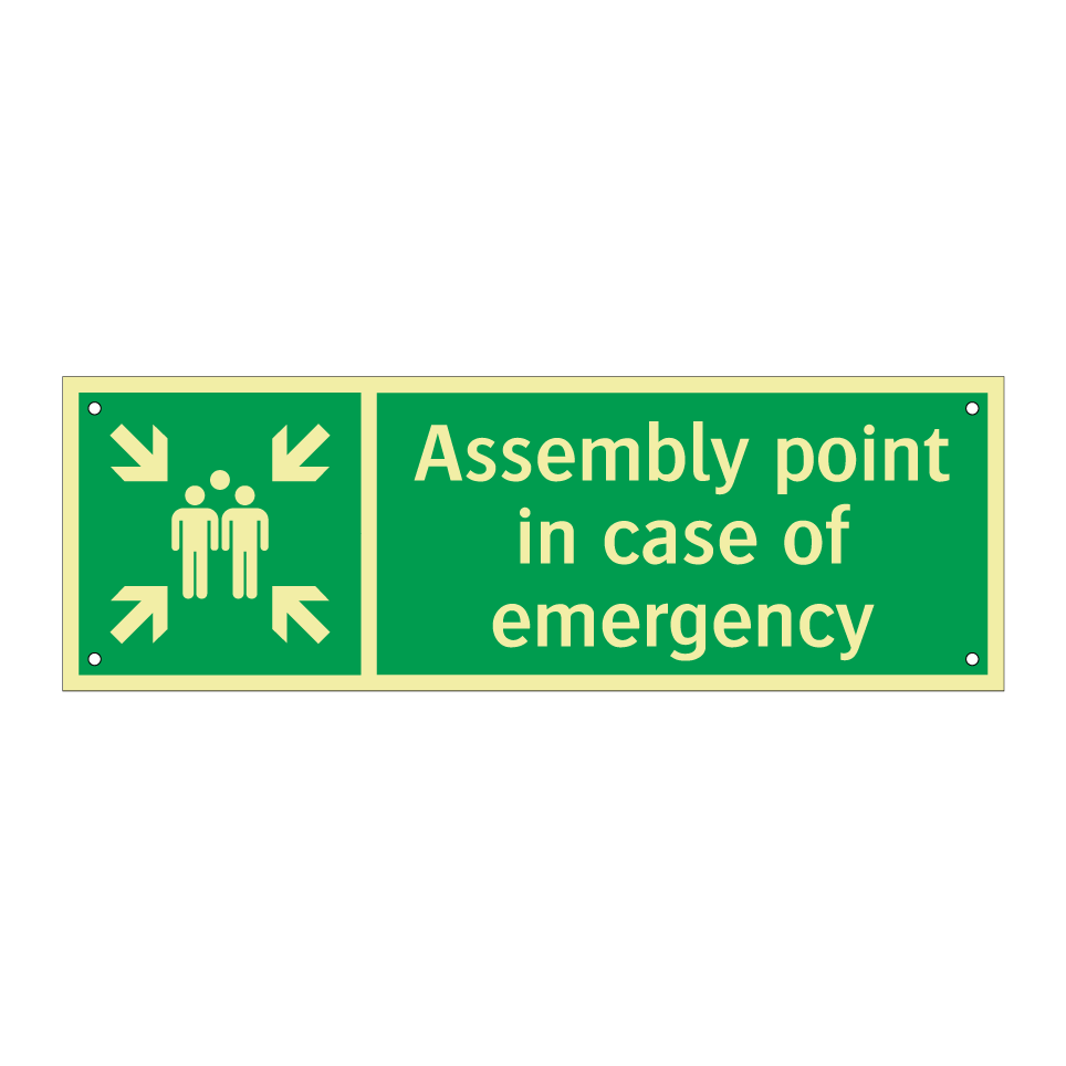 Assembly point in case of emergency