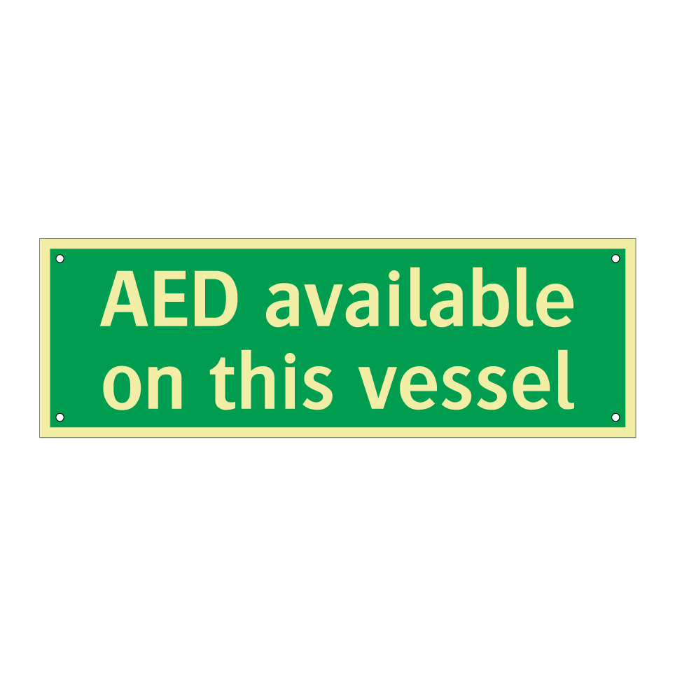 AED available on this vessel