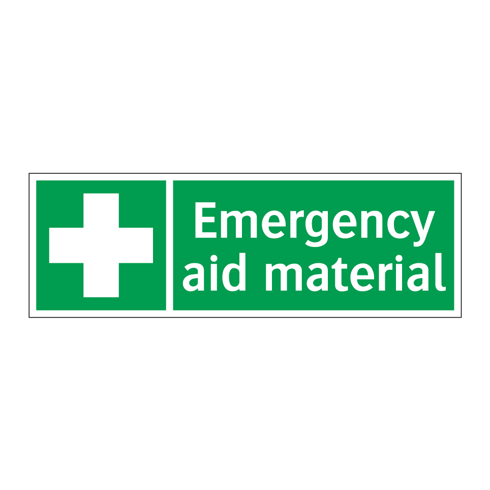 Emergency aid material