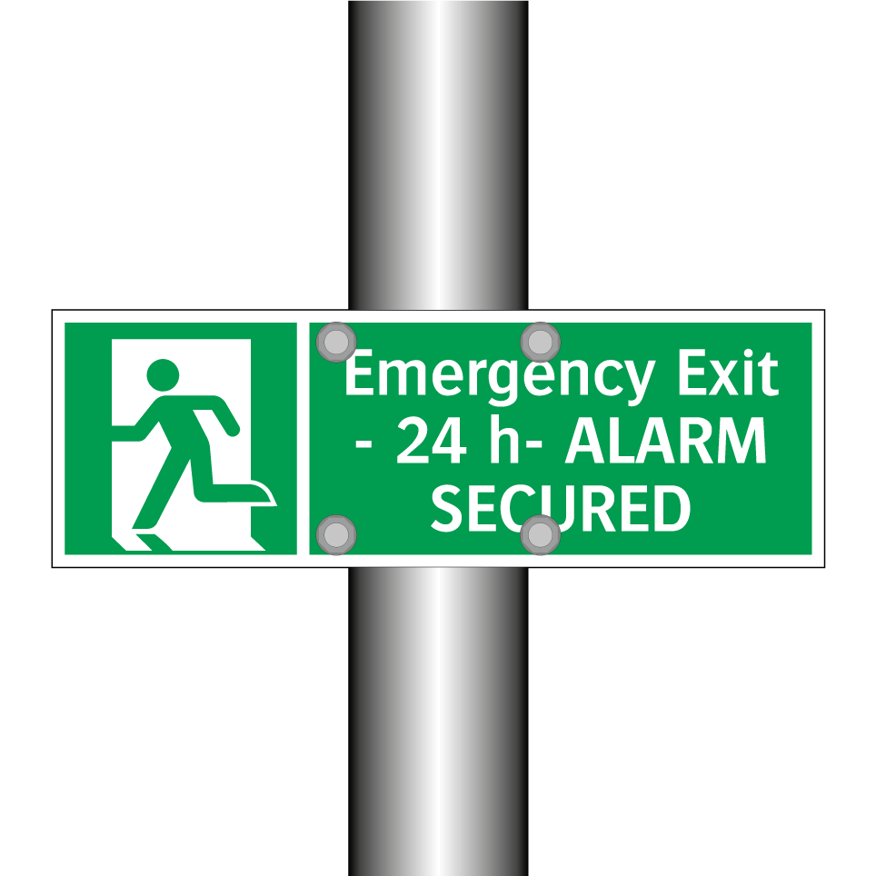 Emergency Exit - 24 h- ALARM SECURED