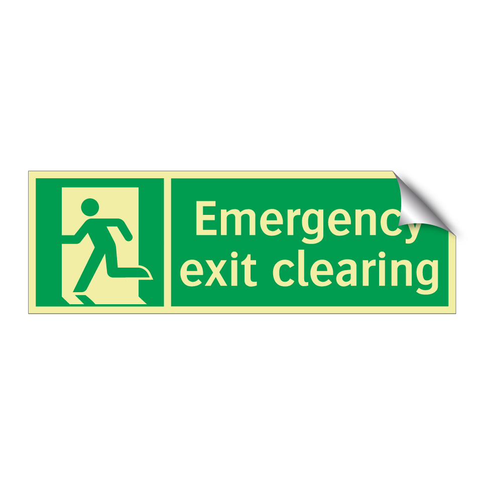 Emergency exit clearing