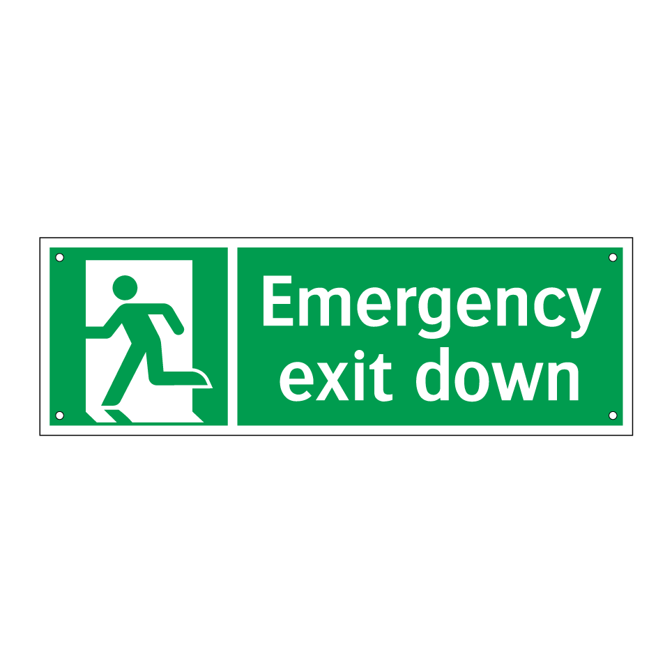 Emergency exit down